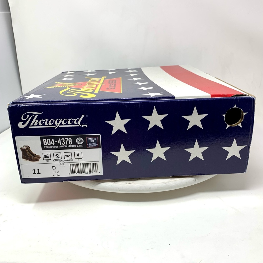 *Box Only Thorogood Empty Shoe Box Mens Replacement Storage Crazy Horse Heritage